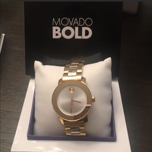 Movado Two Toned Wrist Watch